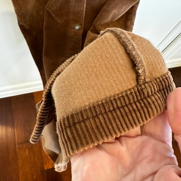 Carole Little Women’s Brown 90’s Y2K Corduroy Cotton Midi Skirt Academia Vintage - Picture 5 of 7